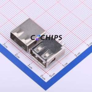 916-751A1019W10201 USB Connector Connector ( Connector Type: Type-A )( Protocol Standard: USB 2.0 )( Gender: Female ) - Product Image 2