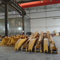 Bras de pelle hydraulique à portée étendue de 20 à 50 tonnes, bras structurel robuste pour les projets de construction d'excavations profondes