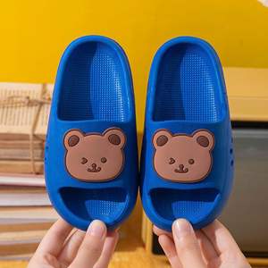 Pantoufles pour enfants EVA dessin animé mignon d'ours pour bébés garçons et filles enfants chaussures d'été familiales antidérapantes - Product Image 3