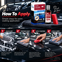 Revêtement céramique pour voiture 50 ml pour une brillance profonde, un effet hydrofuge, une surface lisse et un entretien de la peinture facilité