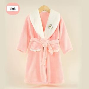 Peignoirs pour enfants automne et hiver vêtements à séchage rapide flanelle polaire chaud <span class=keywords><strong>robe</strong></span> <span class=keywords><strong>de</strong></span> <span class=keywords><strong>chambre</strong></span> enfants filles pyjamas à manches longues - Product Image 3