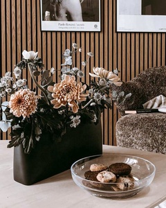 Panneaux acoustiques en lattes de bois modernes SANYUAN avec fibres de polyester, haute réduction du bruit, design écologique pour hôtel, appartement - Product Image 1