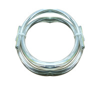 Kabel Tembaga Berisolasi Transparan Berlapis Timah PVC CE RoHS Overhead Stranded 2x0.75mm 2 Inti IP54 300V/500V -30~+80