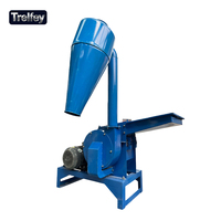 Broyeur multifonctionnel en acier inoxydable pour déchets agricoles, paille et aliments pour animaux, capacité de 200-300 kg/h
