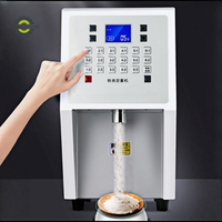 Machine distributrice de thé aux perles et de poudre de matcha à moteur, facile à utiliser, pour usage commercial, avec doseur de sucre, haute efficacité