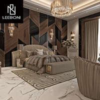 Nouveaux ensembles de lit italiens modernes de marque et design ensemble de meubles de chambre à coucher de luxe lits de luxe lit king queen size