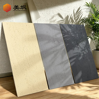 Panneau de pierre souple en travertin flexible haut de gamme, placage flexible pour la décoration de bâtiments de forme spéciale