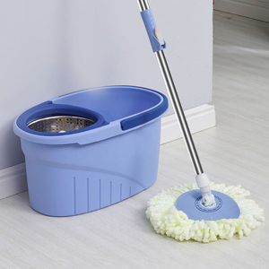 Ensemble de vadrouille et seau rotatifs à séparation sèche et humide à 360 degrés - Product Image 5