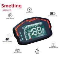 Kits de contrôleur de moteur Fardriver ND72450 48V-72V DC 450A 3000W-5000W avec écran LCD DKD et accélérateur
