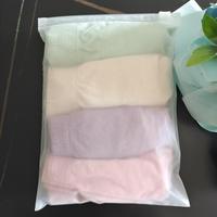 Sacs d'emballage en plastique pour vêtements avec logo personnalisé Pack zip-lock Eco Friendly Transparent Mat Givré PE Tshirt UnderwearPlastic Bag Pouch