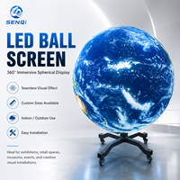 Écran LED sphérique publicitaire extérieur personnalisé P2.5 étanche à prix d'usine, écran LED sphérique à 360 degrés