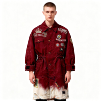 Veste bomber d'hiver pour homme 2026 OEM, écologique, imperméable, logo brodé personnalisé, tissu polyester épais, fabrication en usine