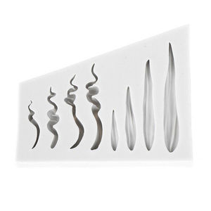 Homesun poupée cheveux Silicone Fondant gâteau décor moule Sugarcraft chocolat cuisson moule bricolage outil de coiffure - Product Image 3