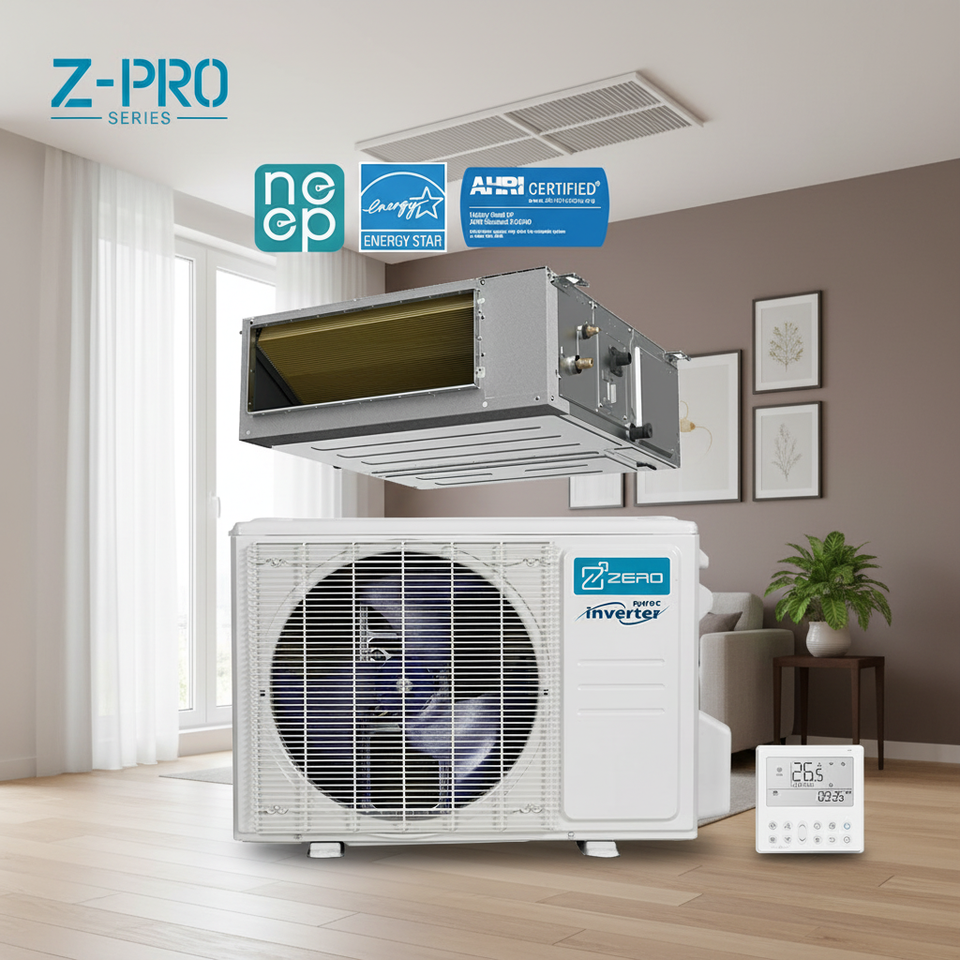 Multi Open Ac ZERO R454b High Efficiency Multi Zone Ducted AC Office Hotel Apartment ...