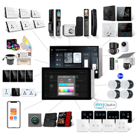Nuevo estilo de 10 pulgadas multifunción casa inteligente ZigBee Gateway tuya Sistema de Control de hogar inteligente compatible con control de voz Alexa