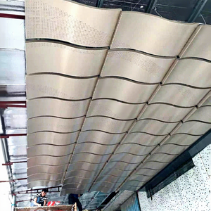 Sistema Moderno de Fachada de Pared Cortina de Aluminio, Panel de Pared Exterior, Revestimiento de Edificios para Arquitectura Comercial - Product Image 3