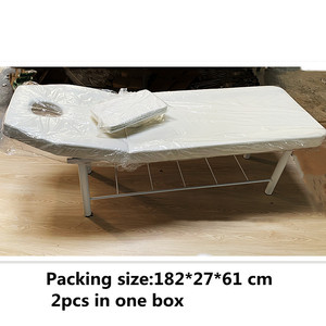 Muebles de Cuero para Salón de Belleza, Cama de Spa para Tatuajes, Cama de Terapia de Belleza, Cama para Pestañas, Mesa de Masaje con Marco Metálico y Esponja de Alta Densidad - Product Image 2