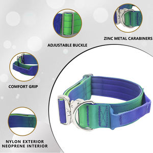 Guinzaglio per Cani SinSky in Nylon Resistente, Collare Personalizzato con Colore Sfumato, Guinzaglio Tattico per Cani per Viaggi e Passeggiate all'Aperto - Product Image 3