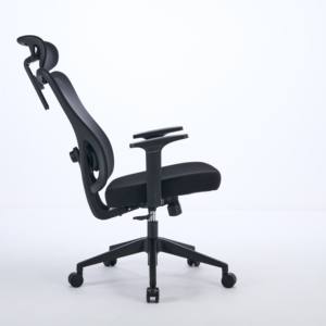 Ergonomic cao trở lại ghế điều hành Ghế văn phòng điều chỉnh tay tựa đầu làm bền PP hiện đại 2D thắt lưng hỗ trợ lớn cao lưới - Product Image 3