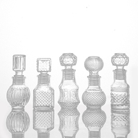 Fantaisie Cristal Mini 50ml Carafe Bouteilles Bouteilles En Verre pour Vodka Brandy Vin Carafe En Gros
