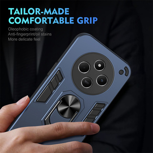 Para Redmi 14C 4G/Poco C75/A3 Pro/A4/Note 12S soporte magnético para coche TPU + PC cubierta trasera híbrida 2 en 1 soporte de anillo funda para teléfono móvil - Product Image 6
