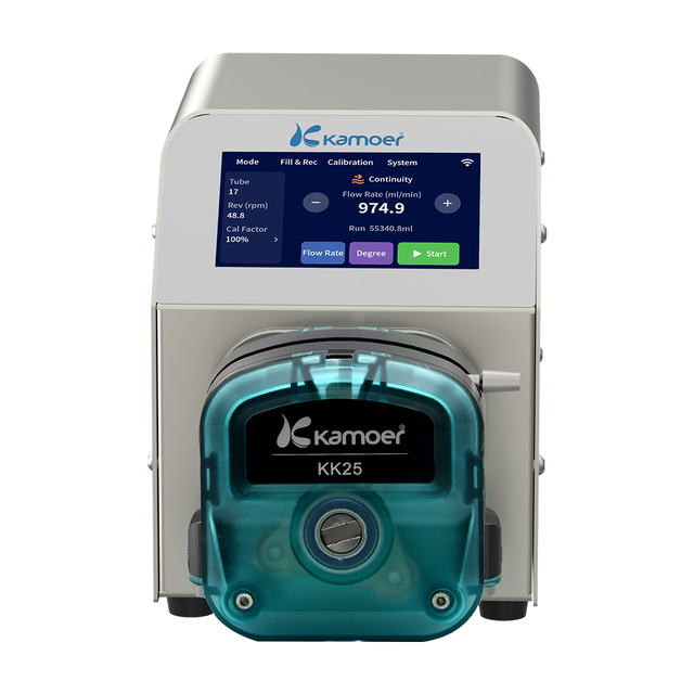 Kamoer UIP WIFI V3 KK25 Smart Peristaltic Pump 1~6500 ML/min with RS485 Analog Control for Liquid Transfer and Dispensing