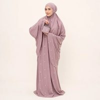 Ensemble de prière Mukena Calyssa Travel pour femmes, vêtements islamiques modestes d'Indonésie