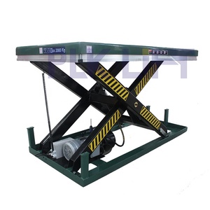 Platform meja besar dengan roda stasioner gunting hidrolik pengangkat untuk pekerjaan berat - Product Image 6