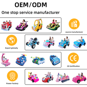 Auto Elettrica Luminosa a Forma di Fiore per Bambini, Giostra Quadrata per Parchi Divertimento - Product Image 5