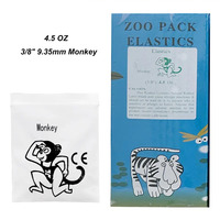 5000 pièces/boîte, élastiques orthodontiques dentaires, pack zoo, anneaux en O, élastiques en caoutchouc, latex, attaches dentaires, force 2,5/3,5/4,5/5,0/6,5 OZ