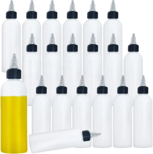 ขวดสเปรย์พลาสติกใส สีดำ สีขาว สำหรับบรรจุแอลกอฮอล์เหลว แบบขายส่ง ราคาถูก มีหลายแบบของฝาปิด - Product Image 1