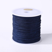 Fil de nylon tressé pour bijoux DIY, 0,6 mm, 40 yards/rouleau, nœud chinois, cordon en jade pour la fabrication de colliers et bracelets