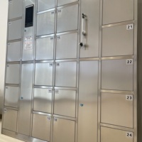 Casier de personnel en acier inoxydable, casier de vestiaire, armoire de rangement pour vêtements, armoire de rangement pour salle blanche, pour atelier et usine alimentaire