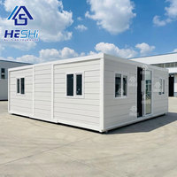 Maison préfabriquée mobile prête à l'emploi en conteneur extensible de 20 pieds ou 40 pieds, structure préfabriquée, maison à 2, 4 ou 5 chambres, Casa Contenedor