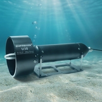 Propulseur sous-marin 36 à 48V en alliage d'aluminium, moteur étanche avec hélice à 4 pales pour catamaran, bateau tamponneur, rotation antihorlogère