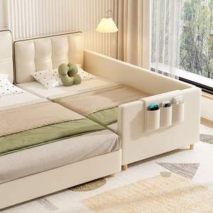 Letto per Bambini dal Design Semplice con Sponda di Sicurezza Letti Piccoli e Grandi Personalizzabili per Neonati e Bambini per Soggiorno e Scuola - Product Image 3