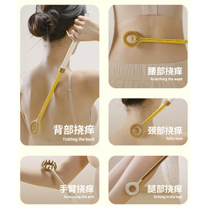 Double Sided Retractable Back Scratcher With Massage Roller For Itchy Relief Full Body Use - Product Image 4