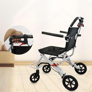 Fauteuil roulant d'avion ultra-léger, scooter de voyage portable pour personnes âgées et handicapées, à pousser à la main en cas d'incapacité - Product Image 4