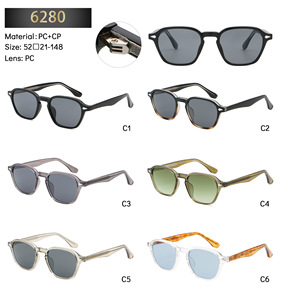 LBashades 6280 Lunettes de soleil mode de haute qualité Lunettes de soleil de luxe pour hommes <span class=keywords><strong>Oliver</strong></span> CP Frame Lunettes de soleil carrées pour femmes 2025 Logo personnalisé - Product Image 6
