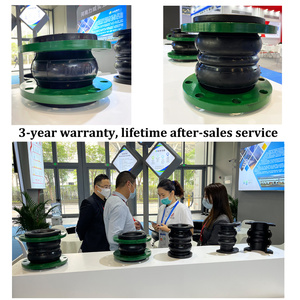 ยางกันสั่นสะเทือนชนิดข้อต่อ DIN ANSI BS ISO JIS ฯลฯ ข้อต่อยางแบบยืดหยุ่นกันสั่นสะเทือน Dn150 ยางกันกระแทกแบบขยายตัว - Product Image 3