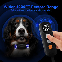 Bestseller New 2000FT Vibration Tone Shock IP67 Wasserdichtes Hunde training Anti-Rinden halsband IP67 Wasserdicht