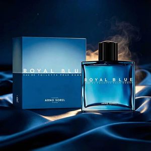 Fragancia Masculina de Larga Duración al por Mayor, Arno Sorel Royal Blue Eau De Toilette Pour Homme, Perfume para Hombre en Botella de Vidrio Azul - Product Image 4