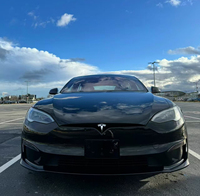 Kit de carrosserie en fibre de carbone sèche pour calandre avant adaptée à la Tesla Model S