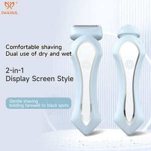 PAKISS Rasoir électrique portable lavable pour femmes, utilisation domestique, rechargeable, pour l'épilation du corps, du visage et du maillot - Product Image 2