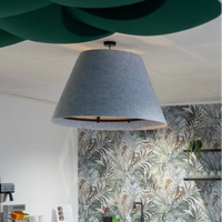Lustre moderne en feutre PET insonorisé Panneaux acoustiques Lampes suspendues Suspension décorative