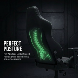 Silla de <span class=keywords><strong>Oficina</strong></span> Ergonómica Reclinable <span class=keywords><strong>para</strong></span> Computadora, con Respaldo Alto, Giratoria, Ajustable, con Reposabrazos, <span class=keywords><strong>para</strong></span> Juegos - Product Image 3