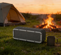 Mini Altavoz Inalámbrico Portátil de 50W, Resistente al Agua IPX-7, de Plástico, para Exteriores, con Ranura para Tarjeta TF/Entrada de Línea, Batería Recargable de 5000mAh, Alcance de 15m, Compatible con Computadoras