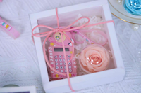 Porte-clés avec fleur éternelle préservée - Cadeau de la Saint-Valentin pour les femmes, maman, petite amie et amies