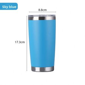 Wholesale Customize 20oz 30oz Double Wall Insulated Stainless Steel Coffee <b>Mug</b> Cup with Magnetic Lid for Coffee Milk Travel Use - Product Image 5