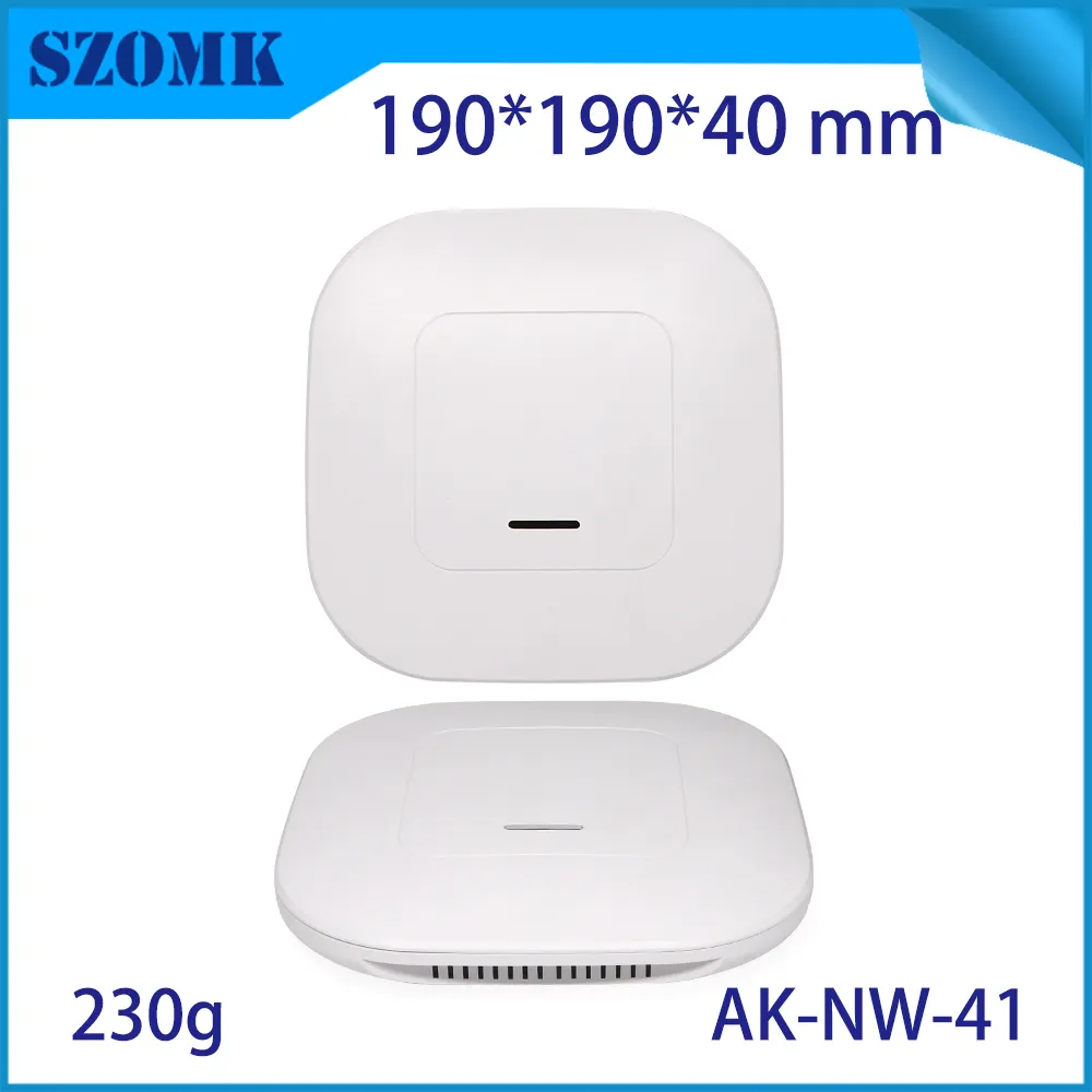 Ak-nw-series Sensor Iot jaringan rumah Rj45 kotak jaringan nirkabel plastik Router kandang kotak Wifi Case untuk perangkat elektronik